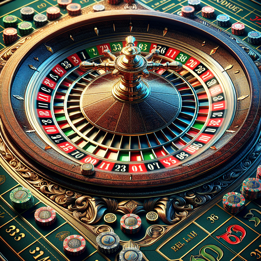 Roulette Wheel and Betting Table